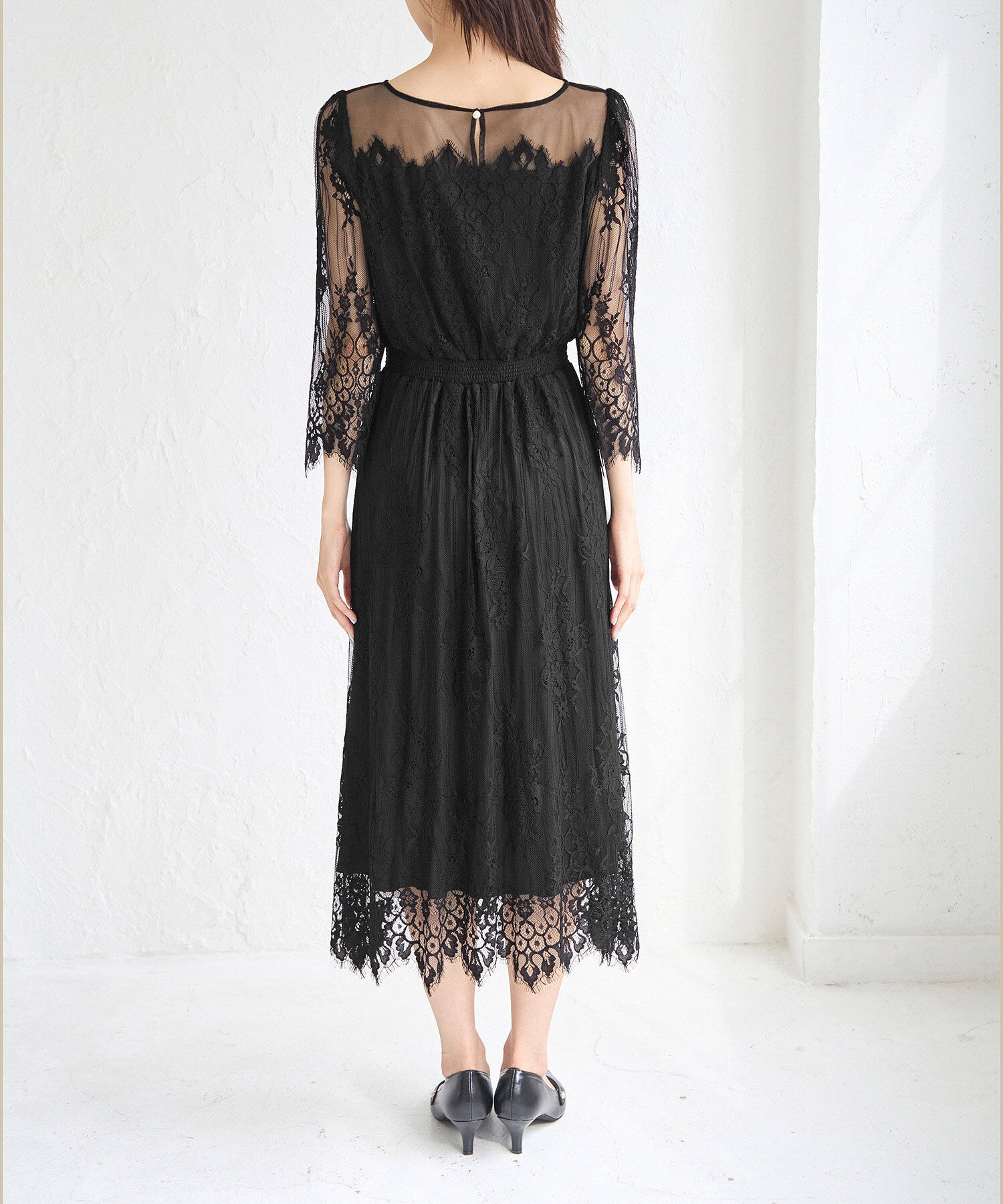 Rope&rsquo;Picnic「【Mon E&rsquo;toile/モンエトワール】【結婚式にも】レースDRESS」|ドレス|