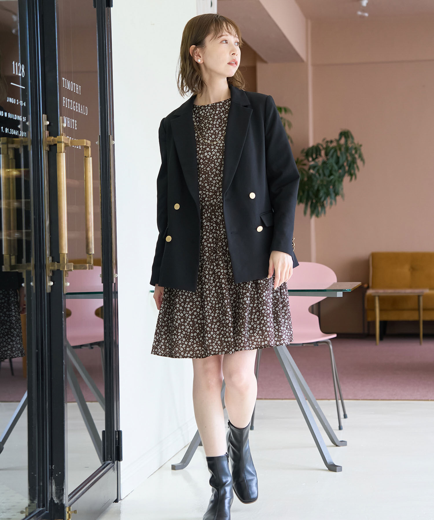 Rope&rsquo;Picnic「小花柄ワンピース/リンクコーデ」|ワンピース|