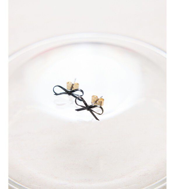 ROPE PICNIC PASSAGE「ミニリボンピアス」|ピアス|クロメイン