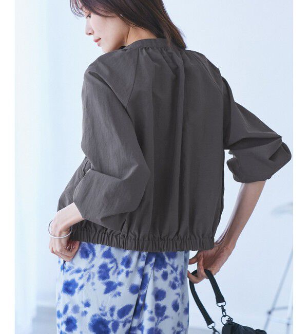 Rope&rsquo;Picnic「【撥水加工・花粉ガード】リサイクルナイロンブルゾン」|ブルゾン・スタジャン|