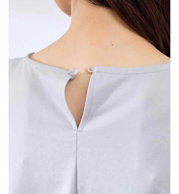 Rope&rsquo;Picnic「【UVカット・接触冷感】Cutee レースドッキングフレアスリーブトップス/リンクコーデ」|Tシャツ・カットソー|