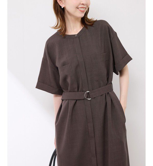 Rope&rsquo;Picnic「サックワンピース」|ワンピース|ブラウン(20)