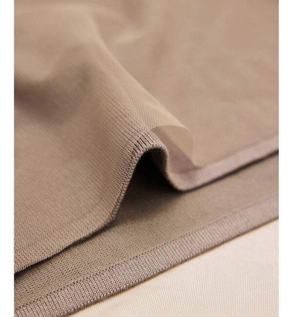 Rope&rsquo;Picnic「チュールドッキングボリュームスリーブニットプルオーバー」|ニット・セーター|