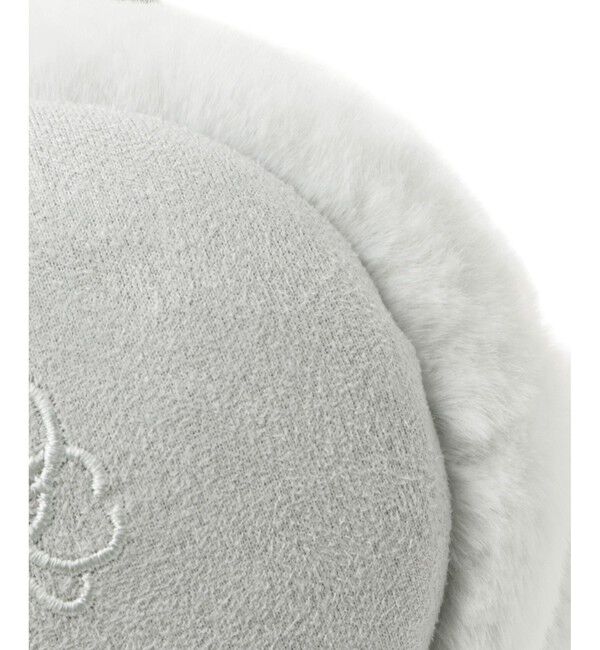 ROPE PICNIC PASSAGE「リボン刺繍スウェード&times;フェイクファーイヤーマフ」|イヤーマフ|