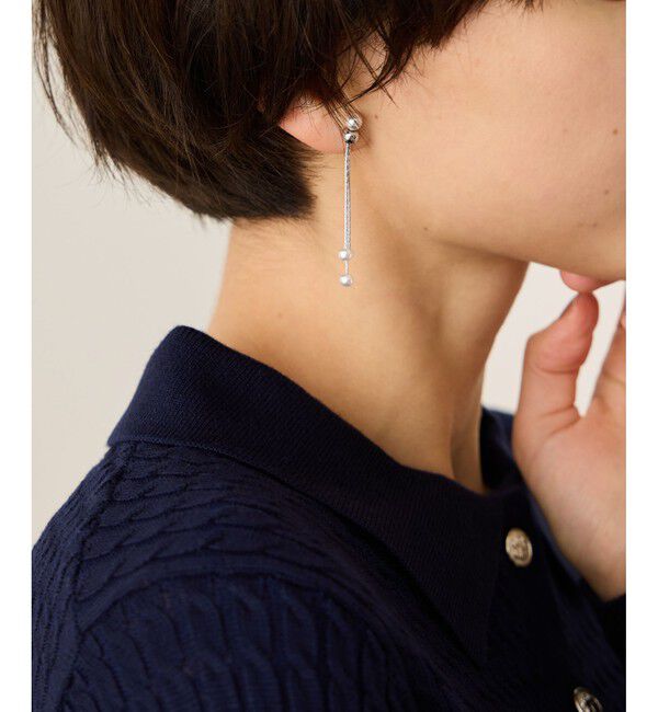 ROPE PICNIC PASSAGE「パールロングピアス」|ピアス|