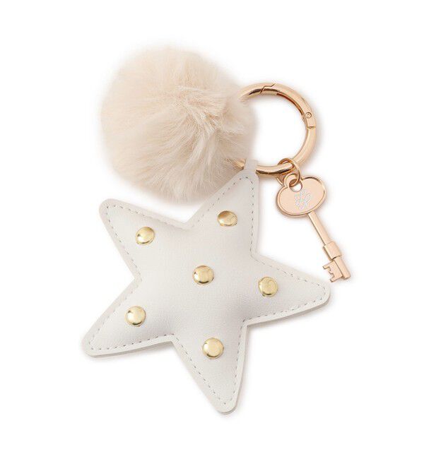 ROPE PICNIC PASSAGE「フェイクファー付きバッグチャーム」|チャーム・キーホルダー|