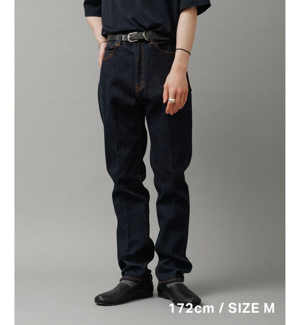 ADAM ET ROPE'「スリム テーパード デニムパンツ」|デニム|