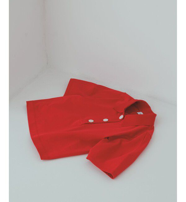 ADAM ET ROPE'「コクーンスリーブポロシャツ」|ポロシャツ|