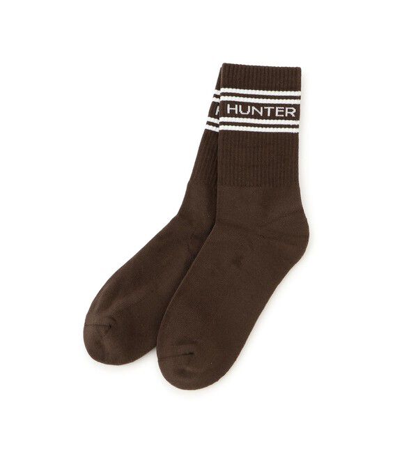 ADAM ET ROPE'「【HUNTER for ADAM ET ROPE'】別注 HUNTER BRANDED CREW 2PACK SOCKS」|ソックス|