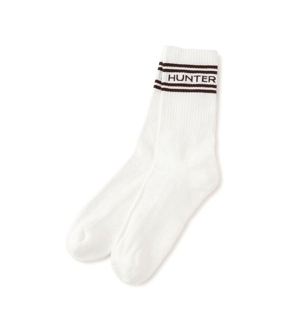 ADAM ET ROPE'「【HUNTER for ADAM ET ROPE'】別注 HUNTER BRANDED CREW 2PACK SOCKS」|ソックス|