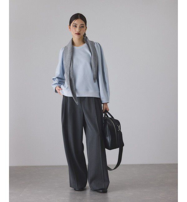 ADAM ET ROPE'「ウールミックスフォルムプルオーバー」|スウェット・ジャージ|