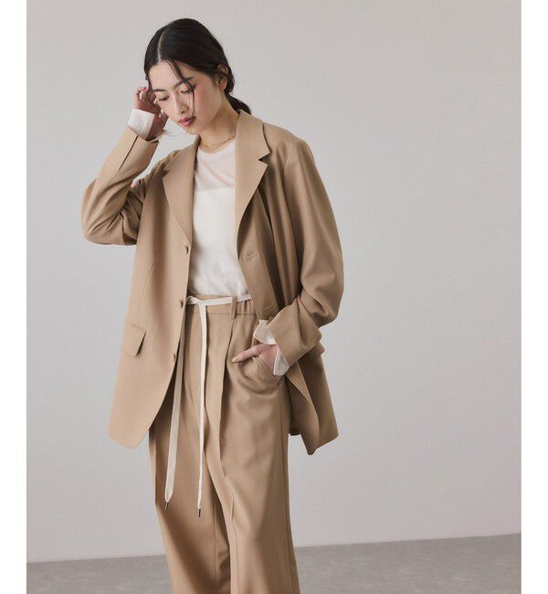 ADAM ET ROPE'「シングルブレストジャケット」|テーラードジャケット|