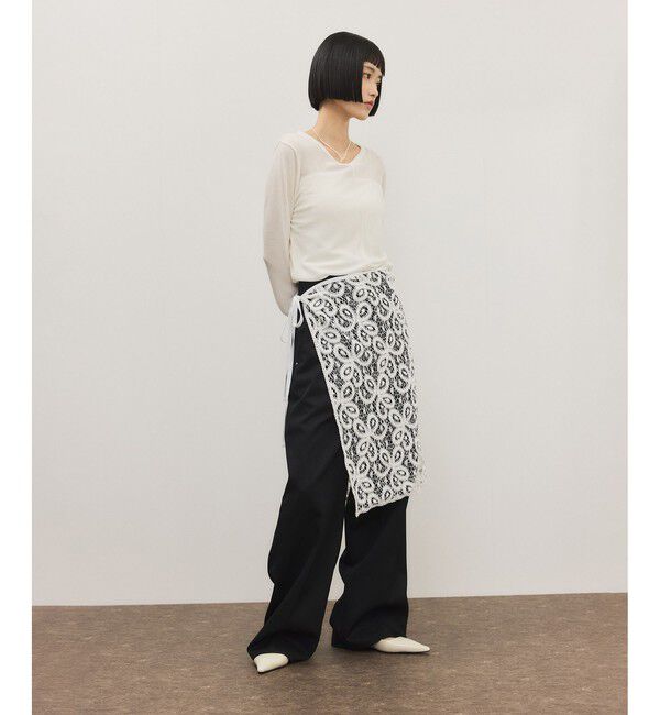 ADAM ET ROPE'「vintage stock lace scarf」|バンダナ・スカーフ|