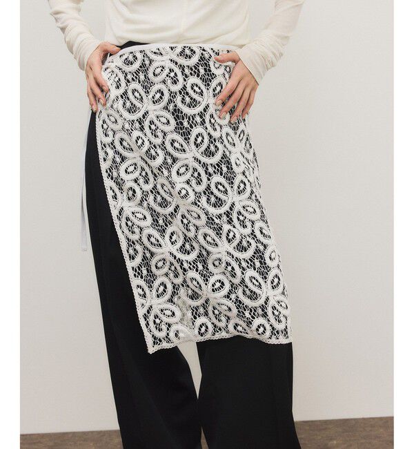 ADAM ET ROPE'「vintage stock lace scarf」|バンダナ・スカーフ|