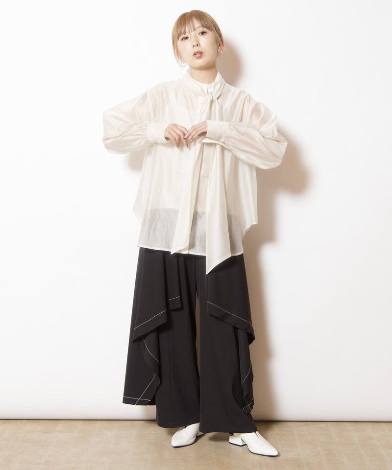  「3WAYシアーシャツブラウス」|シャツ・ブラウス|