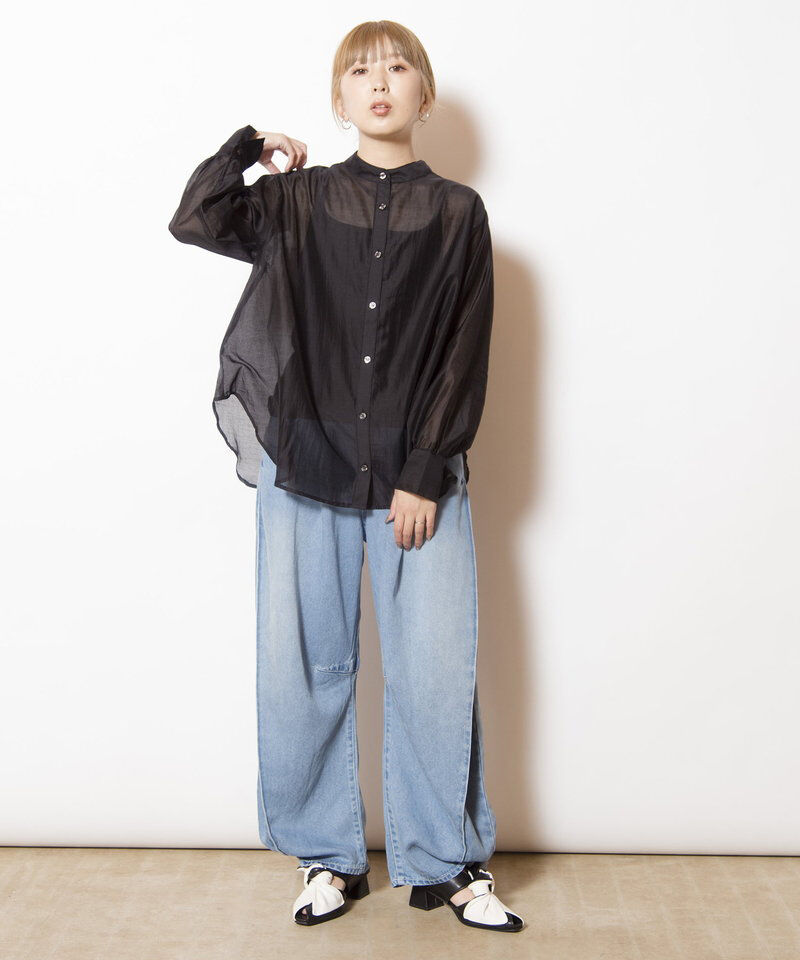  「3WAYシアーシャツブラウス」|シャツ・ブラウス|