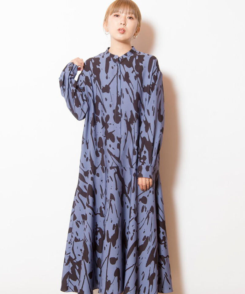  「プリントマーメイドワンピース」|ワンピース|GRAY