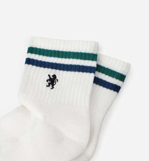 GYMPHLEX「Gymphlex | パイル カラーラインソックス WOMEN」|ソックス|