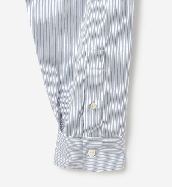 GYMPHLEX「Gymphlex | バンドカラーシャツワンピース STRIPE WOMEN」|ワンピース|