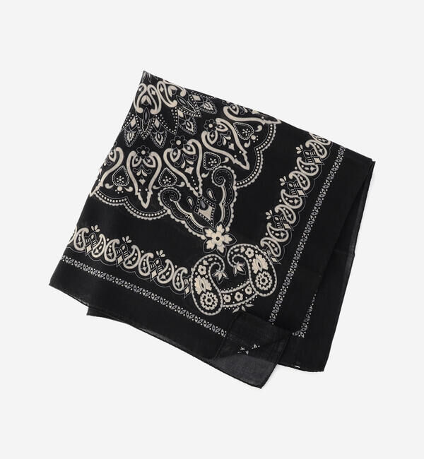  「Bleck | ウールスカーフ」|バンダナ・スカーフ|BLACK系1