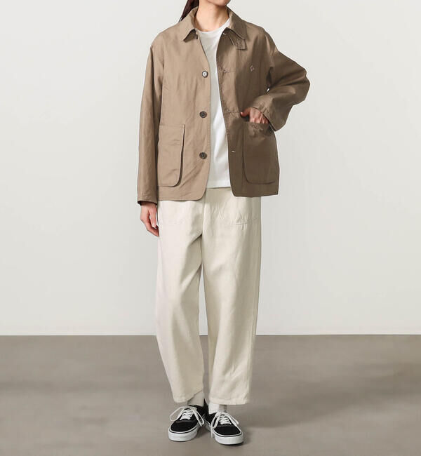 DANTON「DANTON | コットンリネン ワークジャケット WOMEN」|その他|