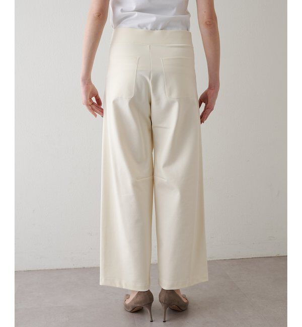  「ポンチ裏起毛バレルパンツ」|チノ|