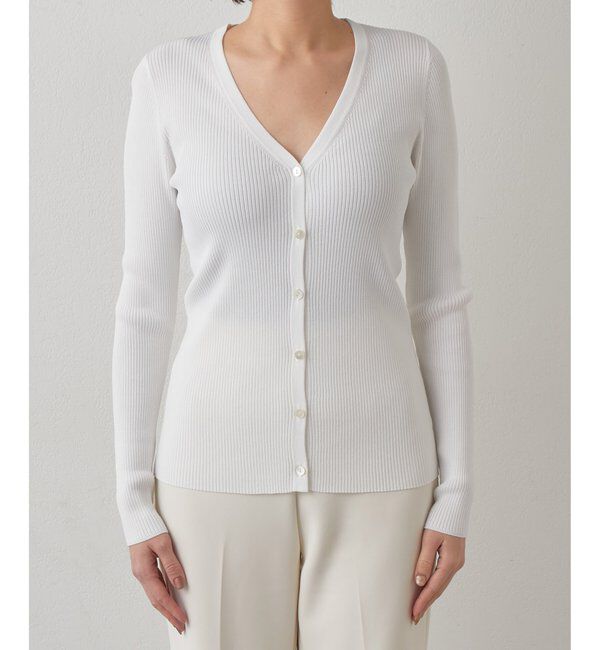 Drawing Numbers「【Drawing Numbers】リブVネックカーディガン」|ニット・セーター|