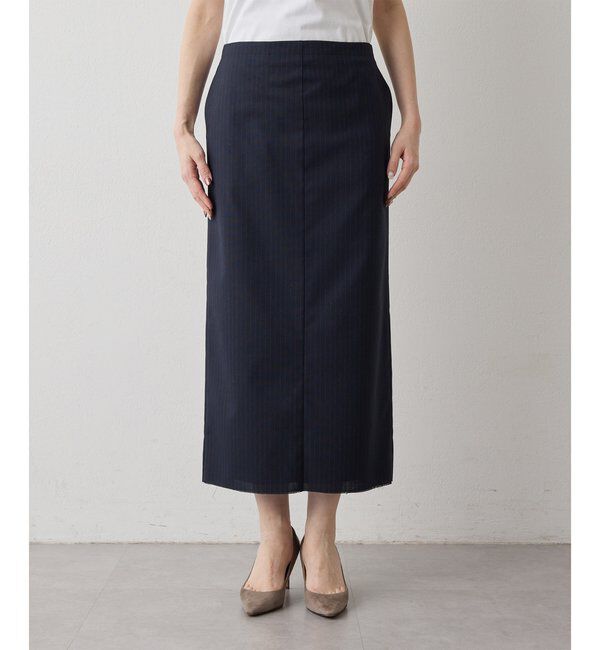  「Iラインスリットスカート」|スカート|