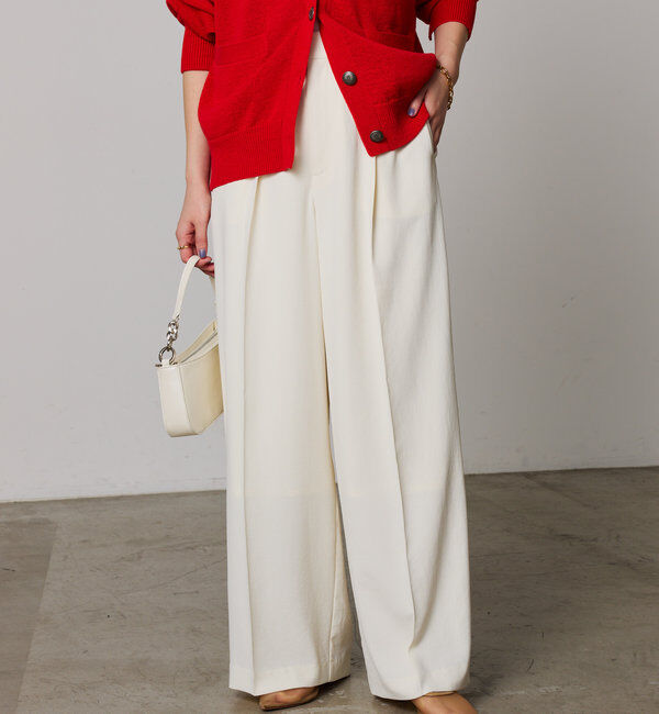  「ジャージワイドパンツ」|チノ|