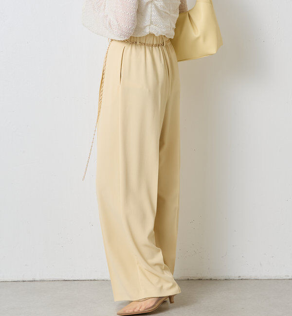  「ジャージワイドパンツ」|チノ|