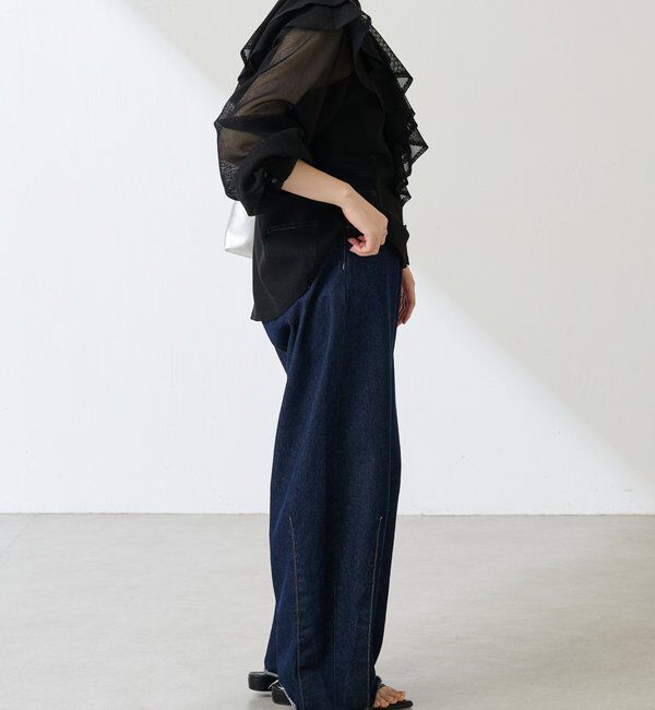  「メッシュフリルブラウス」|シャツ・ブラウス|