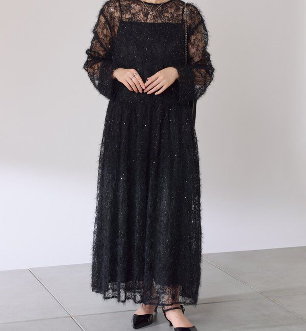  「シアーギャザーワンピース」|ワンピース|