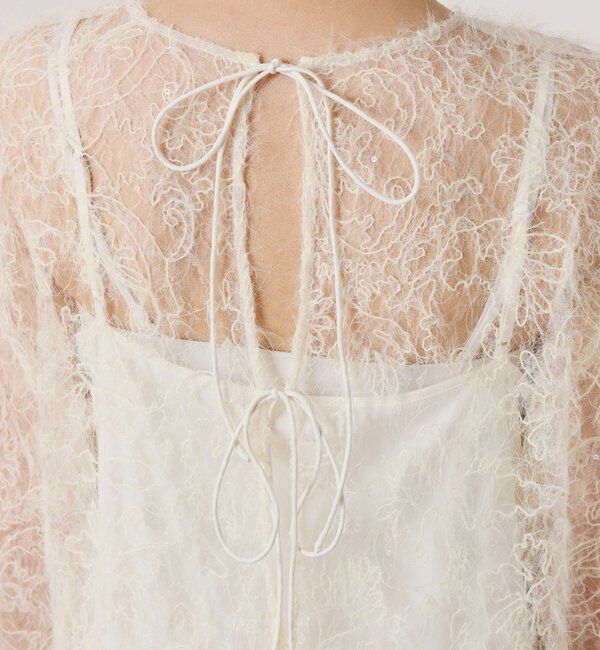  「シアーギャザーワンピース」|ワンピース|