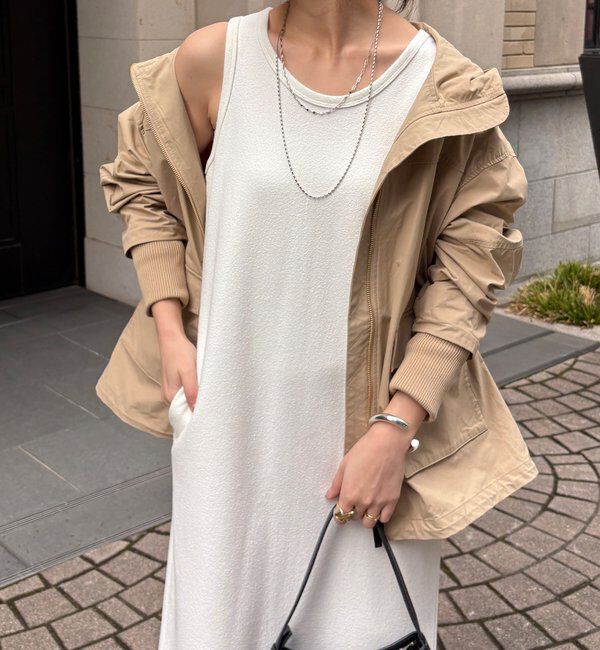  「【全骨格細見え】ブークレーダンボールタンクワンピース」|ワンピース|