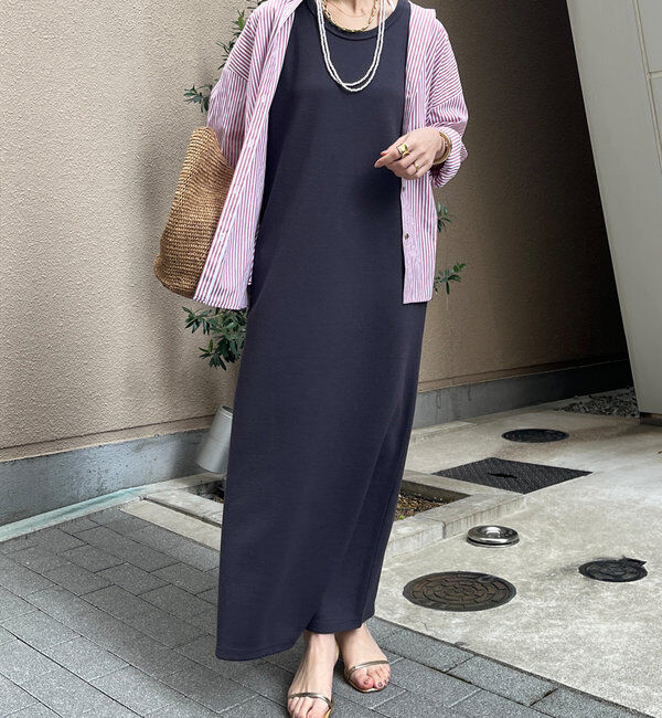  「【全骨格細見え】ブークレーダンボールタンクワンピース」|ワンピース|