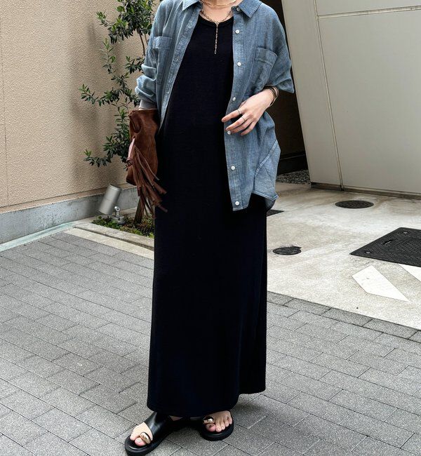  「【全骨格細見え】ブークレーダンボールタンクワンピース」|ワンピース|