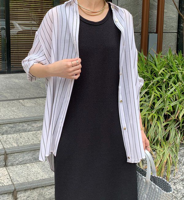  「【全骨格細見え】ブークレーダンボールタンクワンピース」|ワンピース|