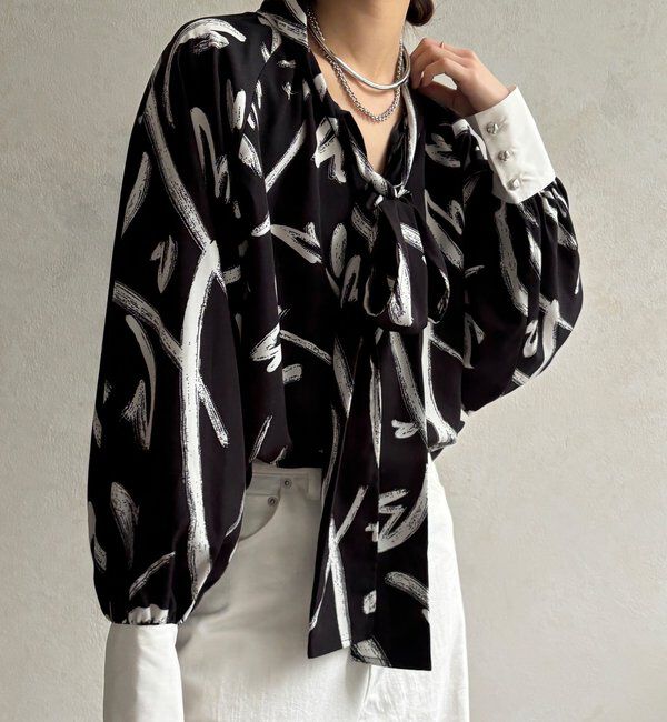  「【WEB限定】アソートボウタイブラウス」|シャツ・ブラウス|