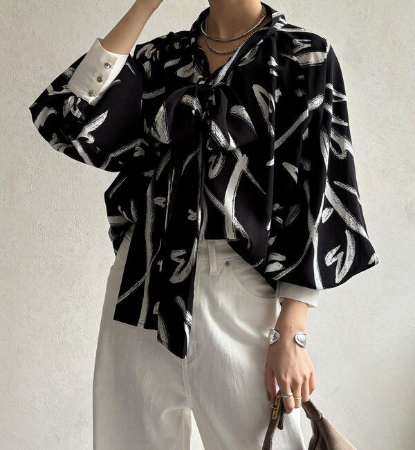  「【WEB限定】アソートボウタイブラウス」|シャツ・ブラウス|