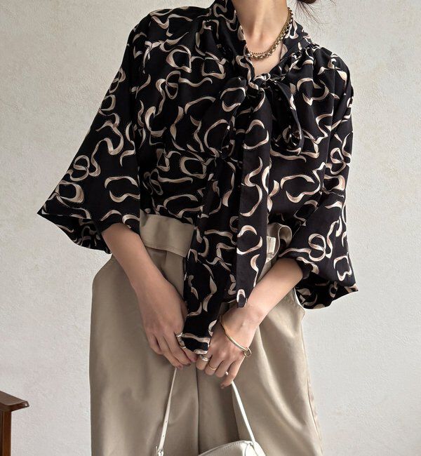  「【WEB限定】アソートボウタイブラウス」|シャツ・ブラウス|