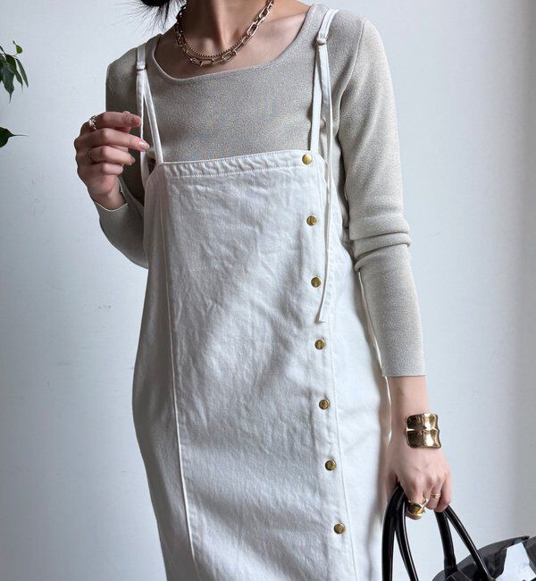  「【REI企画カラーあり】スクエアニットロングスリーブプルオーバー」|ニット・セーター|