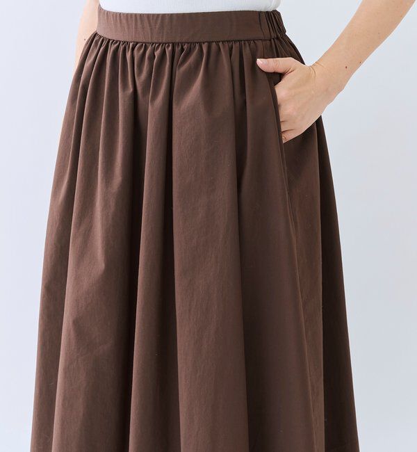  「予約【セットアップ対応可】フォルムギャザースカート」|スカート|