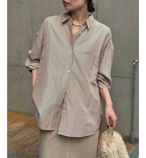  「【ルミネ限定カラーあり！】ツイルオーバーシャツ」|シャツ・ブラウス|