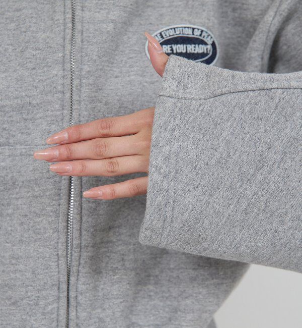  「【PEAS】杢ジップパーカー」|Tシャツ・カットソー|