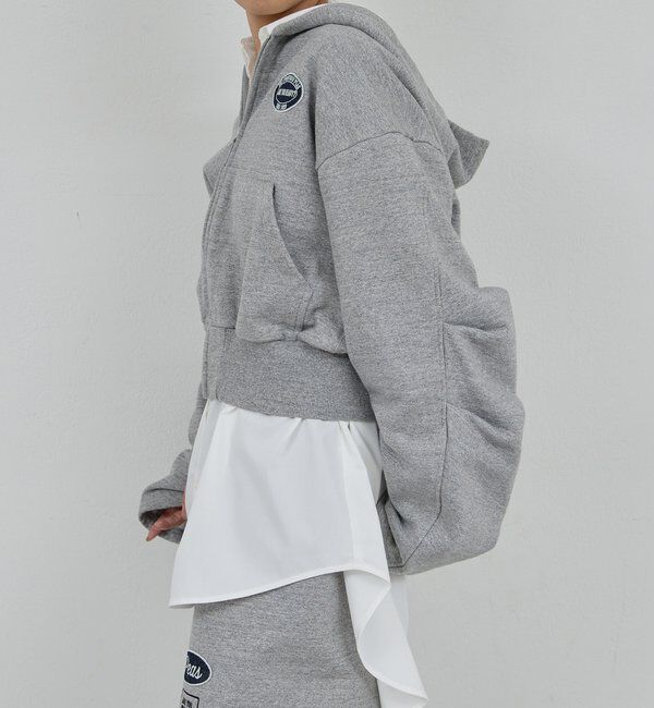  「【PEAS】杢ジップパーカー」|Tシャツ・カットソー|