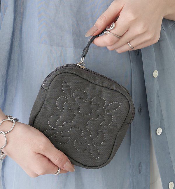  「コーデュラナイロンスクエアポーチ」|その他|グレー