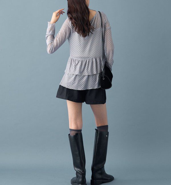  「ドットティアードプルオーバー」|Tシャツ・カットソー|