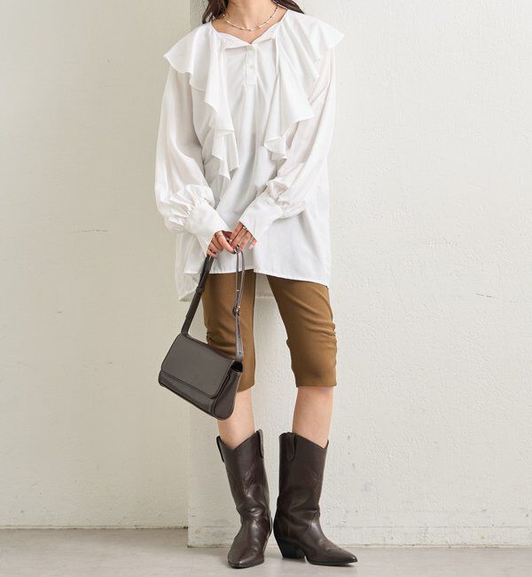  「裾ギャザーバイカーパンツ」|その他|