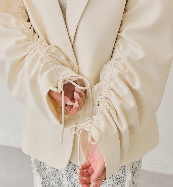  「ドロストスリーブテーラードジャケット」|テーラードジャケット|