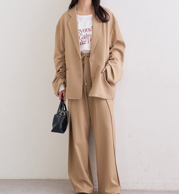  「ドロストスリーブテーラードジャケット」|テーラードジャケット|